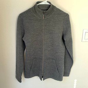 Calvin Klein Women's Zip-up Jacket Sweater Wool M